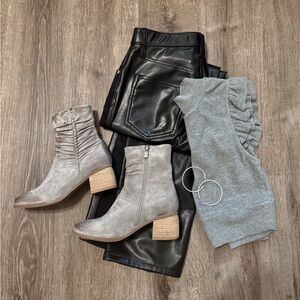 Antelope trendy suede boot